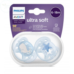 Philips Avent 6-18 Ay Erkek ultra soft emzik - Philips Avent 