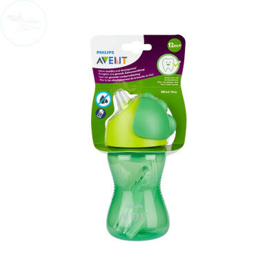 Philips Avent Pipetli Bardak 12 ay+ 300 ml Yeşil - 1