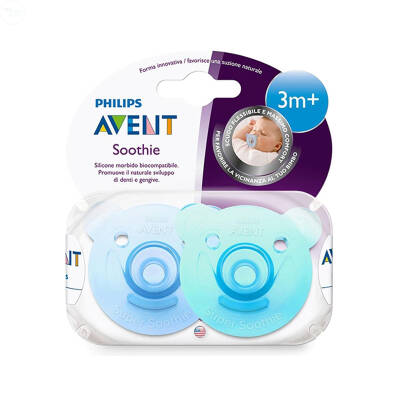 Philips Avent SCF 194/04 Soothie Emzik Erkek 2'Lİ 3 AY+ - 1
