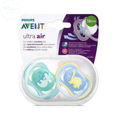 Philips Avent Ultra Air 2’li Silikon Emzik 18+ Ay - 1
