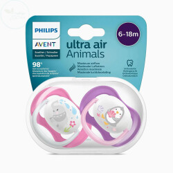 Philips Avent Ultra Air Emzik 6-18 Ay Kız - 1