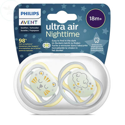 Philips Avent Ultra Air Gece Emziği 18M+ Neu - 1