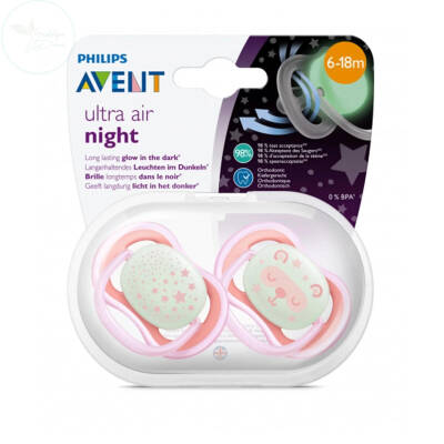 Philips Avent Ultra Air Gece Emziği 6-18 ay Kız - 1