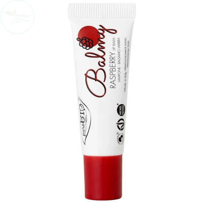 PuroBio Cosmetics Organik Lip Balm 10 ml - Raspberry - 1