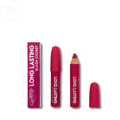 PuroBio Long Lasting Blush Chubby 3.3 ml - Siklamen - 1