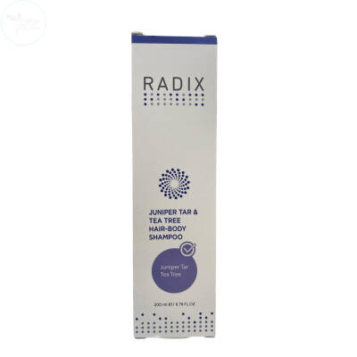 Radix Juniper Tar - Tea Tree Hair-Body Shampoo 200 ml - 1