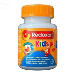 Redoxon Kids C Vitamini D Vitamini ve Çinko İçeren Çiğnenebilir Tablet 60 Adet - REDOXON