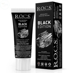 Rocs Black Edition Beyazlatıcı Diş Macunu 60 ml - ROCS