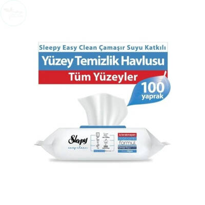 Sleepy Yüzey Temizlik Havlusu Çamaşır Suyu Katkılı 100'lü - 1