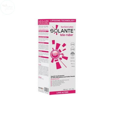 Solante Tele-Rubor 50 Faktör Güneş Losyonu 150 ml - 1
