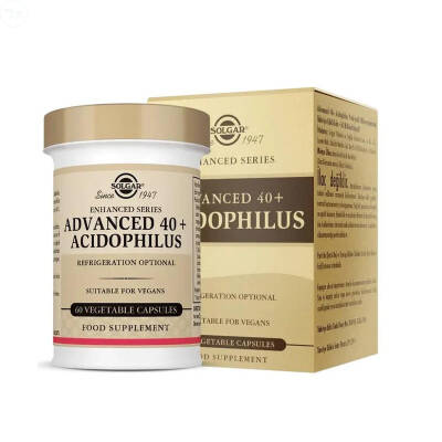 Solgar Advanced 40+ Acidophilus 60 Kapsül - 1