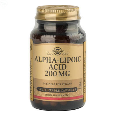 Solgar Alpha Lipoic Acid 200 mg 50 Kapsül - 1