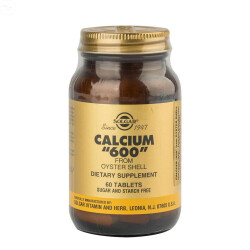 Solgar Calcium 600 (oyster Shell) 60 Tablet - Solgar