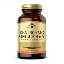 Solgar EFA 1300 mg Omega 3-6-9 60 Yumuşak Jelatinli Kapsül - Solgar 