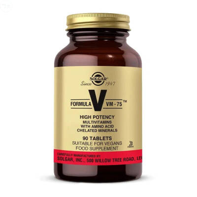Solgar Formula VM-75 Multivitamin ve Mineral 90 Tablet - 1