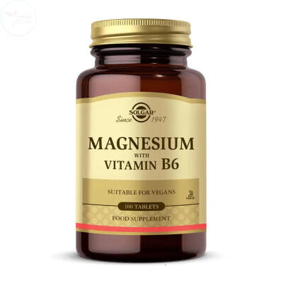 Solgar Magnesium With Vitamin B6 100 Tablet - 1