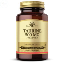 Solgar Taurine 500 Mg 50 Bitkisel Kapsül - Solgar 