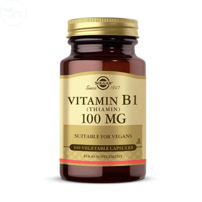 Solgar Vitamin B1 (Thiamin) 100 mg 100 Kapsül - 1