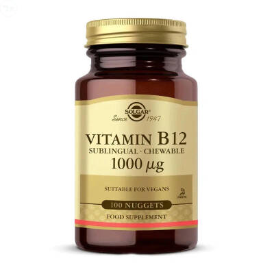 Solgar Vitamin B12 1000mcg 100 Kapsül - 1