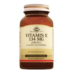 Solgar Vitamin E 200 Iu 50 Vegetable Softgels - Solgar