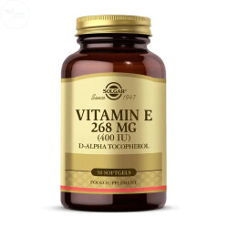 Solgar Vitamin E 400 IU 50 Yumuşak Jelatin Kapsül
- Solgar 
