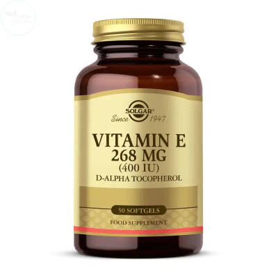 Solgar Vitamin E 400 IU 50 Yumuşak Jelatin Kapsül
- 1