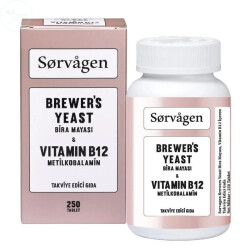 Sorvagen Brewers Yeast Vitamin B12 250 Tablet - Sorvagen
