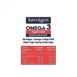 Sorvagen Omega 3 High DHA Norveç Balık Yağı 50 Kapsül - 2