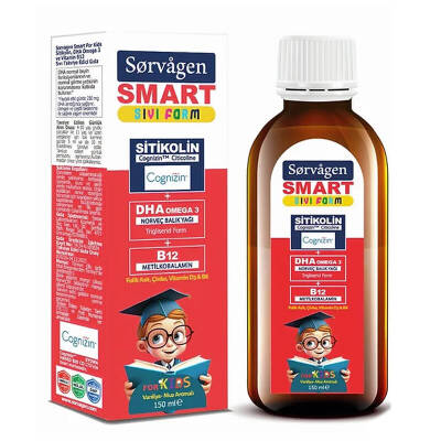Sorvagen Smart Sıvı Form Stikolin Takviye Edici Gıda 150 ml - 1