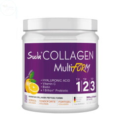 Suda Collagen MultiForm Portakal Aromalı Takviye Edici Gıda 360 g - Suda Collagen