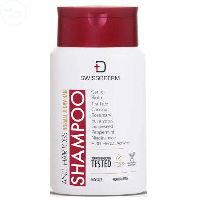 Swissoderm Saç Dökülmesine Karşı Şampuan 300 ml - Normal Kuru Saç Tipi - 1