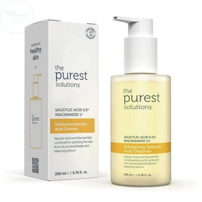 The Purest Solutions Exfoliating Salicylic Acid Cleanser 0,5% Salicylic Acid, 1%Niacinamide 200 ml - 1