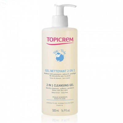 Topicrem Baby 2 İn 1 Cleansing Gel Bebek Şampuanı 500 ML - 1
