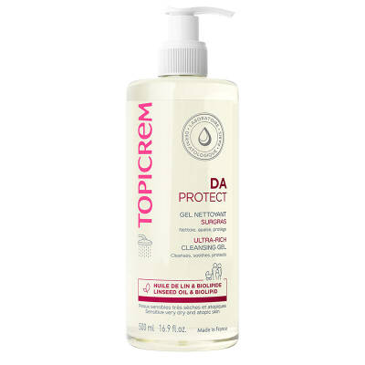 Topicrem DA Ultra Rich Cleansing Gel - Kuru ve Atopik Ciltler İçin Temizleyici Jel 500ml - 1
