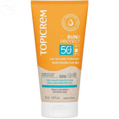 Topicrem Sun Protect Spf 50 Moisturizing Sun Milk 50 ml - 1