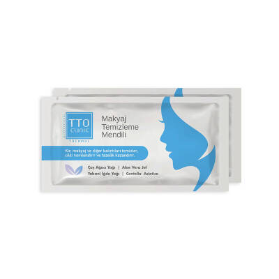 TTO Clinic Makyaj Temizleme Mendili 24 Adet - 2