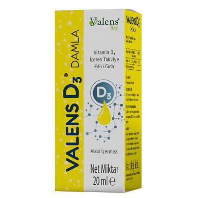 Valens D3 Damla 20 ml - 1