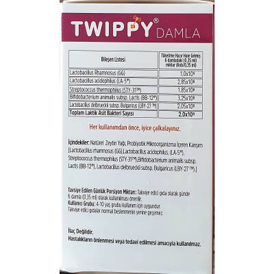 Valens Twippy Probiyotik Damla 10 ml - 3