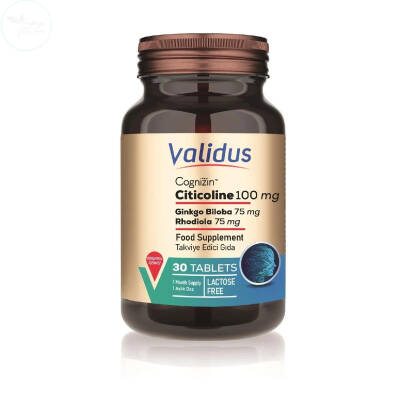 Validus Cognizin Sitikolin 100 mg 30 Tablet - 1
