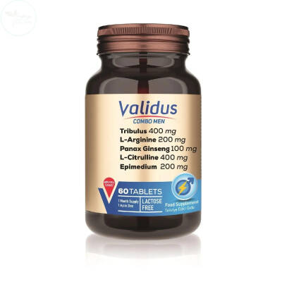 Validus Combo-men Tribulus 400 Mg + L-arginine 200 Mg + Maca 100 Mg 60 Tablet - 1