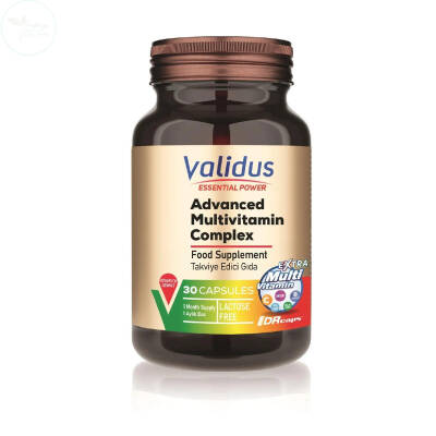 Validus Essential Power Advanced Multivitamin Complex 30 Kapsül - 1