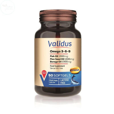 Validus Omega 3,6,9 50 Kapsül - 1