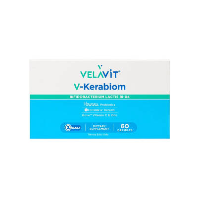 Velavit V-Kerabiom Takviye Edici Gıda 60 Kapsül - 1