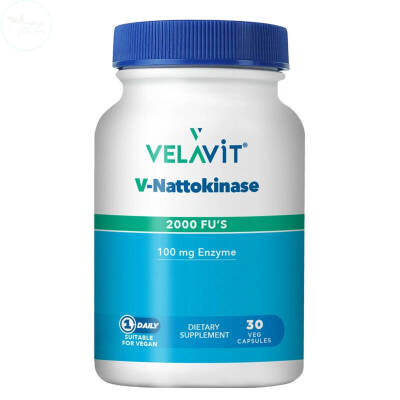 Velavit V-Nattokinase Takviye Edici Gıda 30 Kapsül - 1