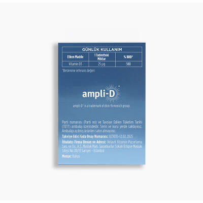 Velavit V-Rapid Vit D Takviye Edici Gıda 60 Tablet - 2