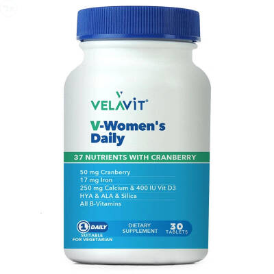 Velavit V-Womens Daily Takviye Edici Gıda 30 Tablet - 1