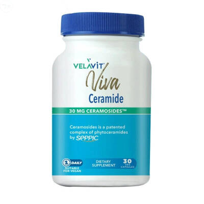 Velavit Viva Ceramide Seramid İçeren Takviye Edici Gıda 30 Kapsül - 1
