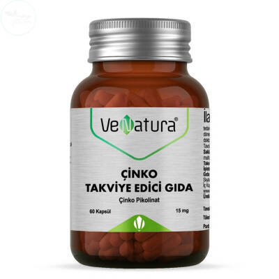 VeNatura Çinko Takviye Edici Gıda 60 Kapsül - 1