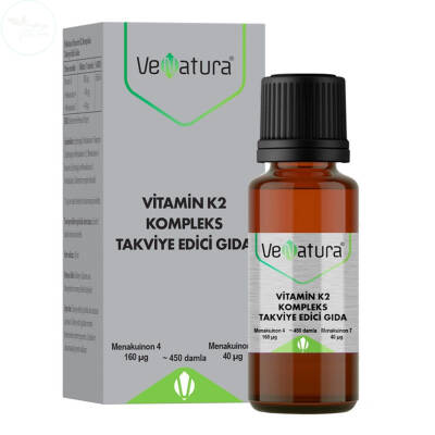 Venatura K2 Kompleks Takviye Edici Gıda 20 ml - 1
