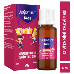 VeNatura Kids Vitamin D3 400 IU 20 ML - VeNatura 